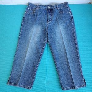 Sonoma Women's Stretch Cropped High Rise Capri Jeans 12